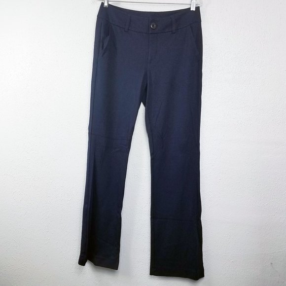 CAbi Women's Navy Blue Wide Leg Slacks Pants - Picture 4 of 6